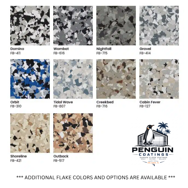 Penguin coatings flake chart